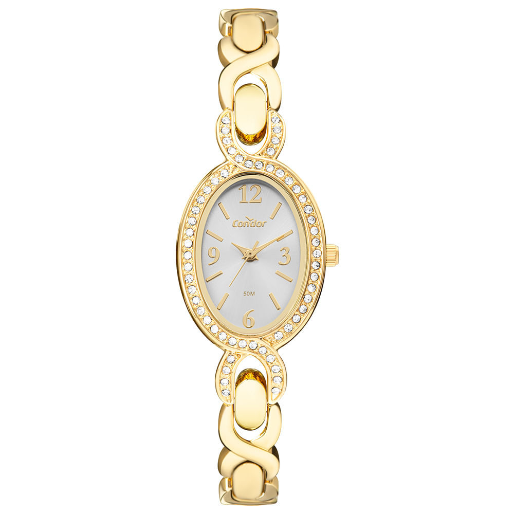 Relógio Condor Feminino Bracelete Dourado - CO2035NVI/5X
