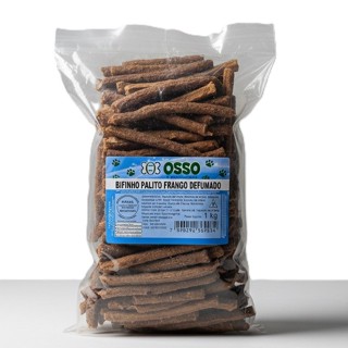 Bifinho Macio Palito - Osso e Companhia - Sabor Frango Defumado - 1 Kg em Oferta na Shopee