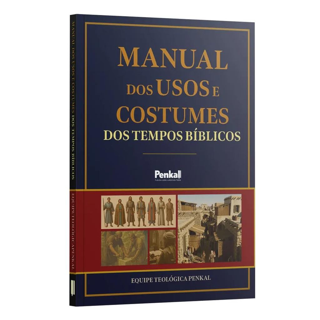 Manual de usos e costumes dos Tempos Bíblicos | Penkal | Shopee Brasil