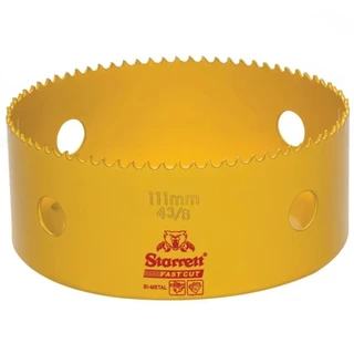 Serra copo bimetal 111 mm 4.3/8" - FAST CUT Starrett em Oferta na Shopee