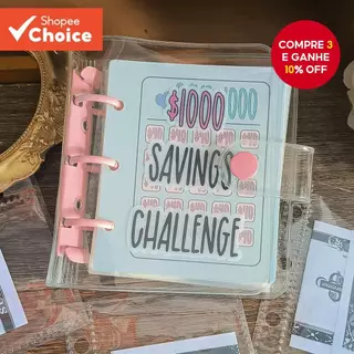 Desafio De Poupança De Dinheiro De 365 Dias , Orçamento De PVC À Prova D'água , Fichário Com , Adesivos E Clipe , Envelo em Oferta na Shopee