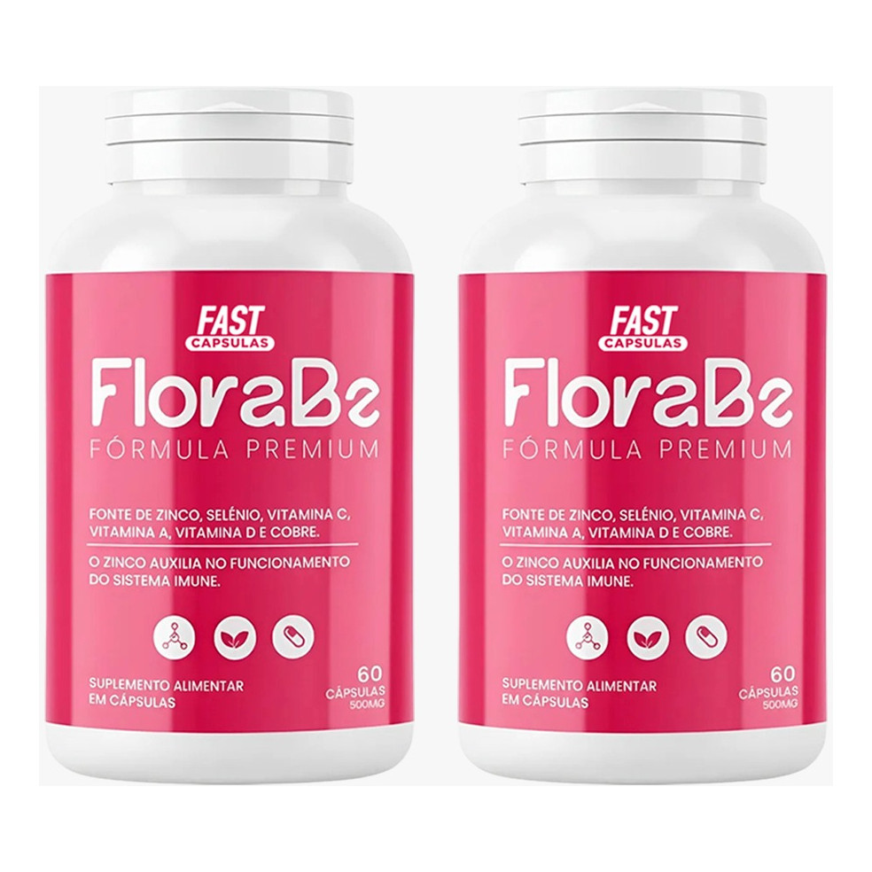 Florabe 60 Capsulas Original - Flora Be Loja Oficial | Shopee Brasil