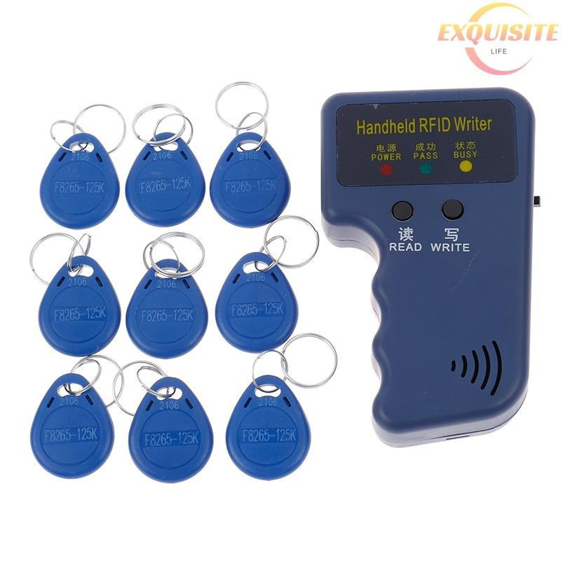 [EL] 125KHz EM4100 RFID Copiadora Escritor Programador Leitor + ID ...