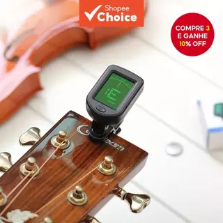 Miwayer Afinador Digital com Presilha e Bateria – Afinador Rotativo para Violão, Ukulele, Violino e Baixo em Oferta na Shopee