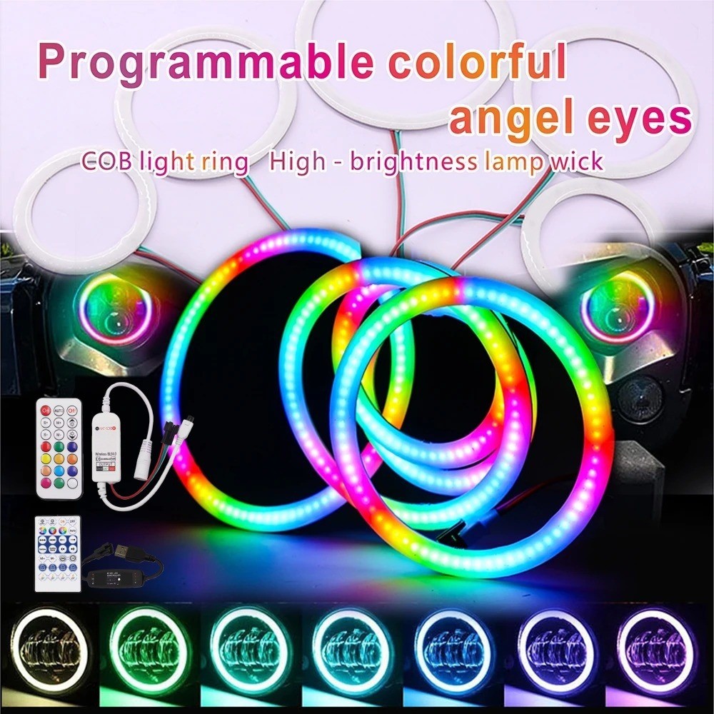 27/48/72/97/120mm WS2812B LED Pixel Ring 18/36/54 90Leds Endereçáveis Individualmente WS2811 IC Inteligente DC5V Rgb FCO