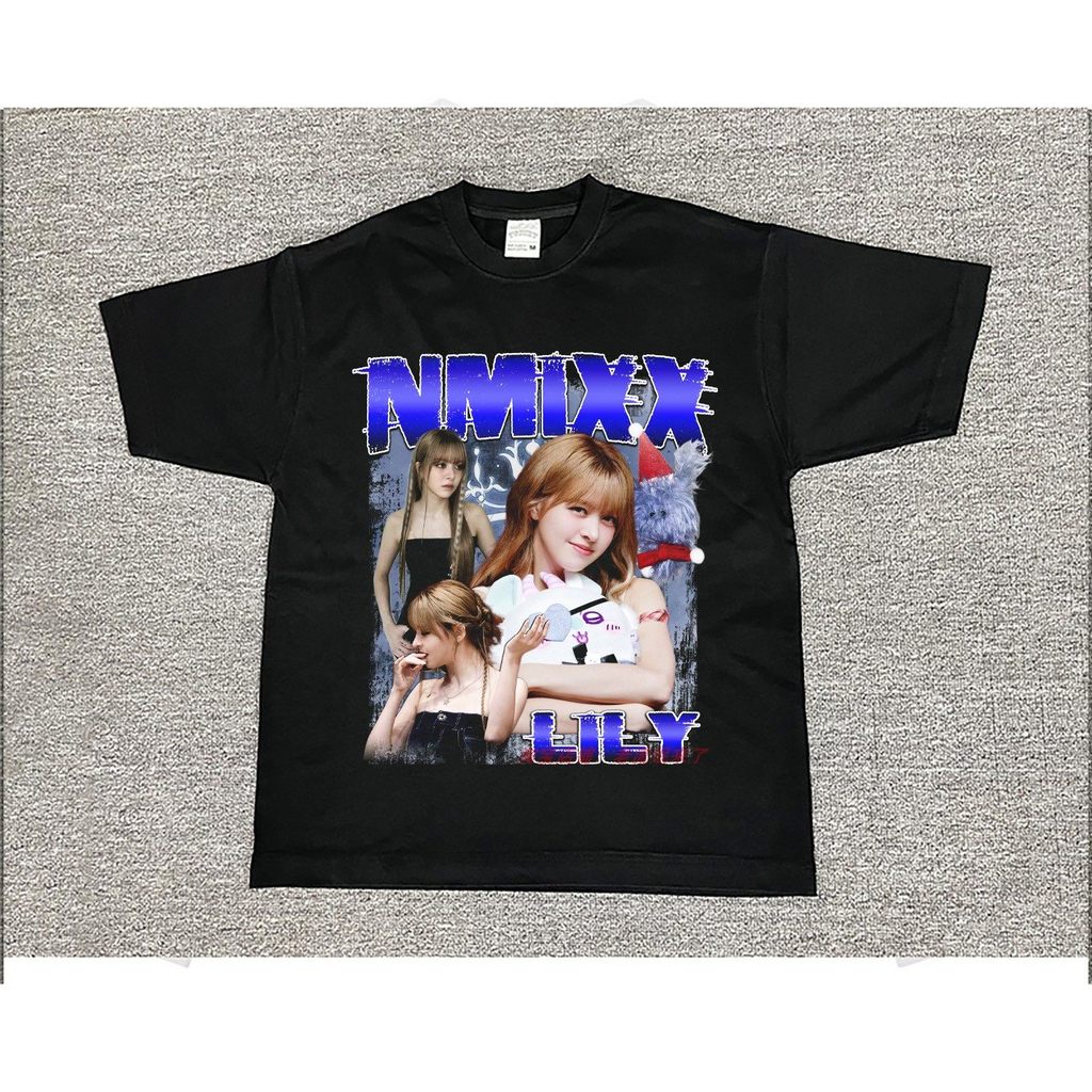Music.Soul Camiseta Unissex NMIXX Lily Park K Pop Vintage Lavado