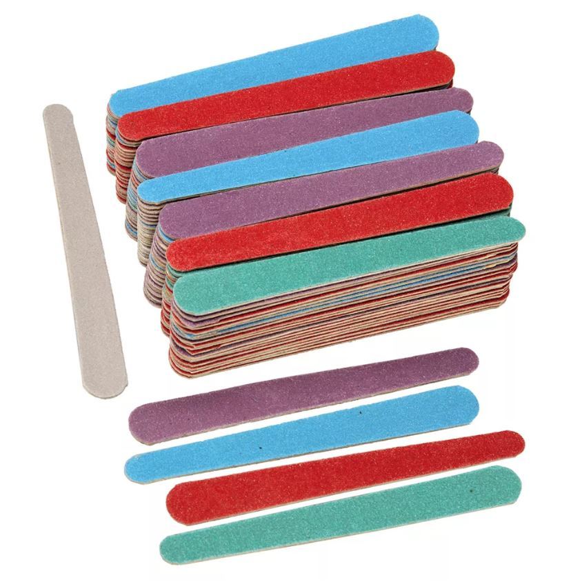 20 Lixas de Unha Especial Média Colorida Premium - Alta Durabilidade e Acabamento Profissional