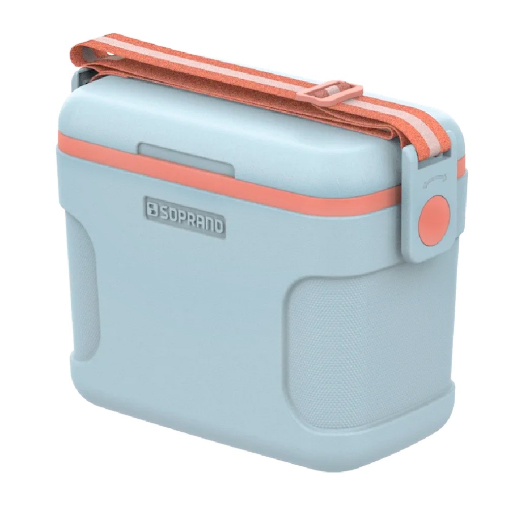 Caixa Térmica Everest 8 Litros Azul / Laranja - Soprano | Shopee
