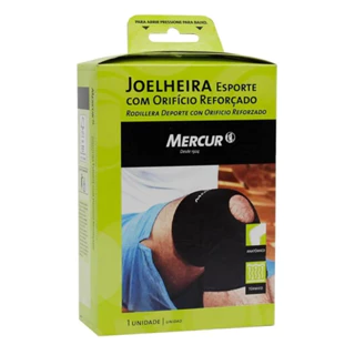 Joelheira Esporte com Orifício Reforçado Mercur Tamanho P em Oferta na Shopee