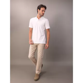 Polo Masculina Liquid Touch Calvin Klein - Branco em Oferta na Shopee
