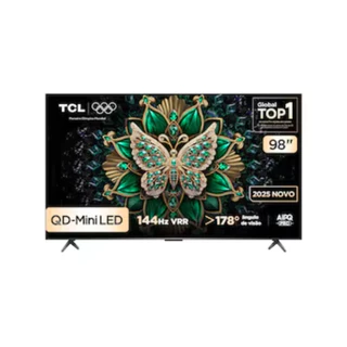 Smart TV 98 Polegadas 98C6K 4K QD-Mini LED Google TV 144Hz Semp TCL em Oferta na Shopee