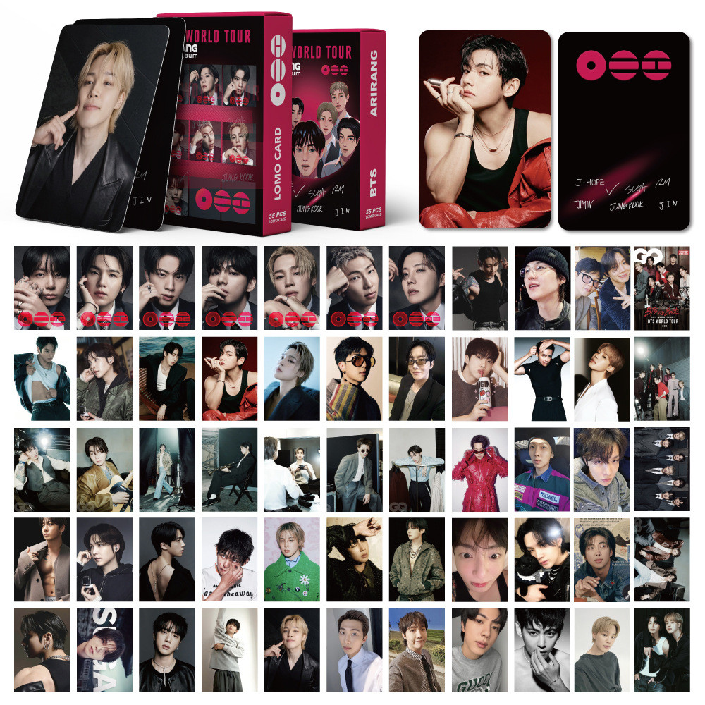BTS RUN CDトレカ(ジョングク、V、ジミン、J-HOPE、SUGAなど) タレントカード