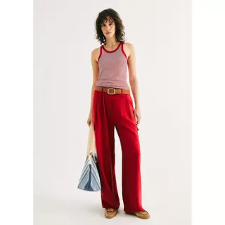 Calça Feminina Cargo Em Peach Touch em Oferta na Shopee