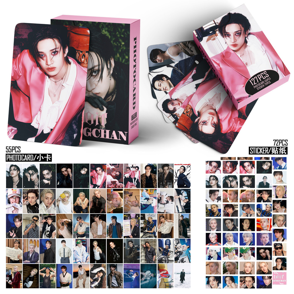 55-127pcs STRAY KIDS Oco Lomo Cartões Japão 3o Mini Álbum SKZ