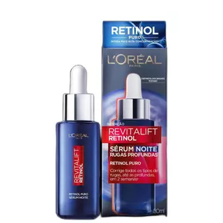 L'Oréal Paris Revitalift Retinol - Sérum Facial Noturno 30ml em Oferta na Shopee