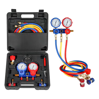 Manômetro Manifold Ar Condicionado Automotivo R134 C/ Maleta