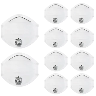 Kit 10 Máscaras contra poeiras e névoas sem válvula PFF1 - CONFORT Delta Plus em Oferta na Shopee