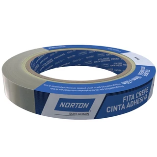 Fita crepe adesiva de 18 mm x 50 metros Sleeve - Norton em Oferta na Shopee