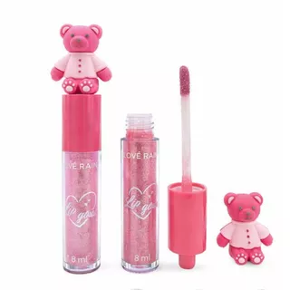 Lip Tint Love Rain Ursinho 8ml – Brilho e Hidratação em Oferta na Shopee