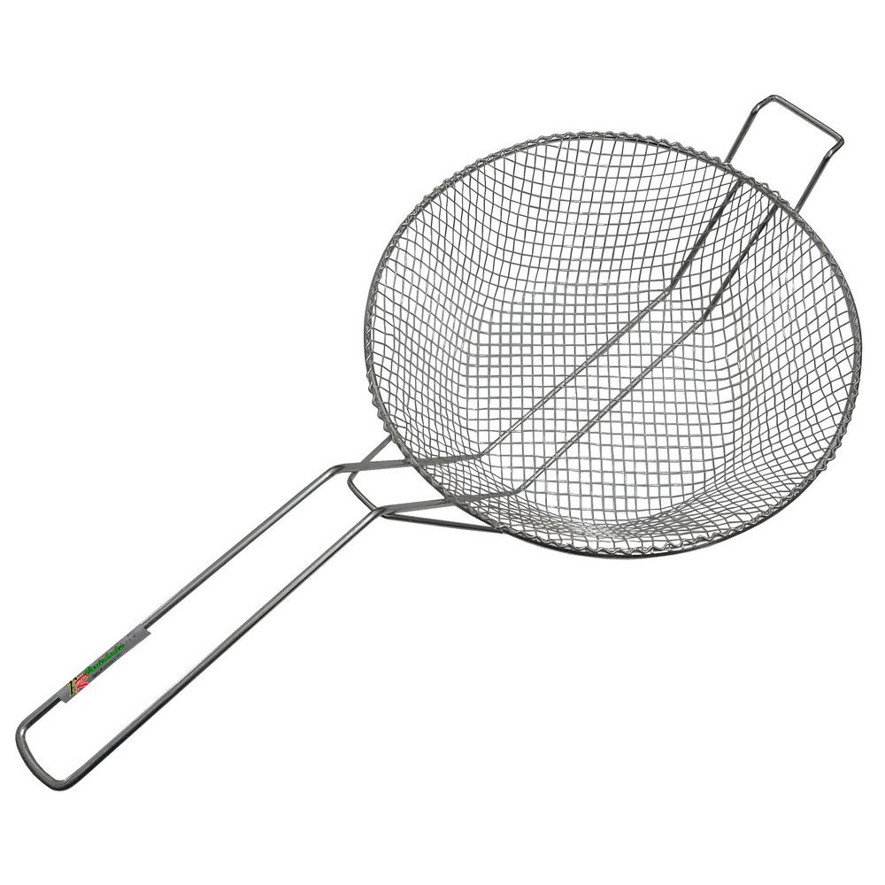 Cesto Para Fritura Fritadeira Peneira Reforçado N° 26 Cm
