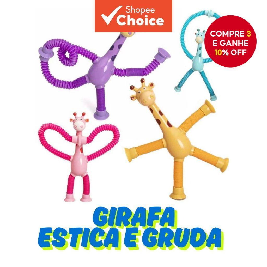 Kit de 13 Peças Tubo Pop It de Girafa – Brinquedo Sensorial Estica e ...