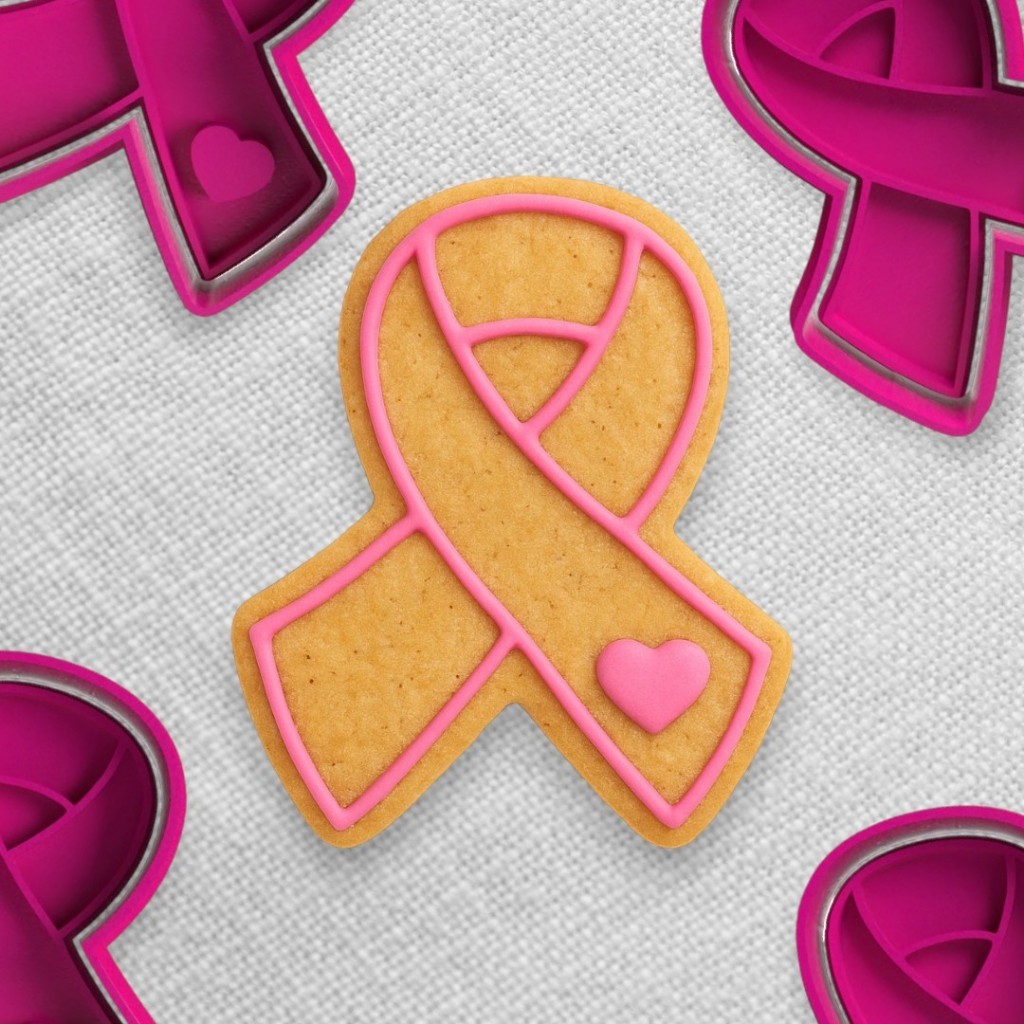 Cortador de Biscoito Setembro Amarelo Outubro Rosa Fita - Molde Biscuit ...