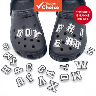 26 Peças De Amuletos De Sapato Do Alfabeto , Acessórios Personalizados , Sandálias Perfeitas Para Festas E Aniversários em Oferta na Shopee
