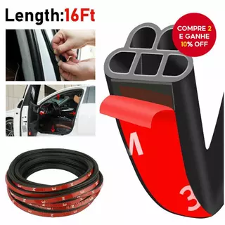 L-Forma 5M Tira De Vedação Do Porta-Malas Da Carro Automática Borda De Borracha Para Luz Traseira em Oferta na Shopee