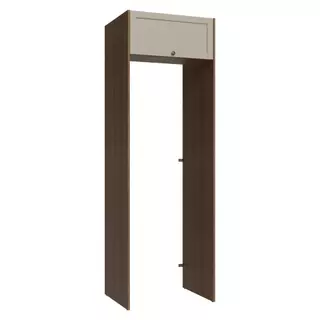 Porta-Geladeira 73 cm 1 Porta Basculante Rustic/Crema Vik Madesa em Oferta na Shopee