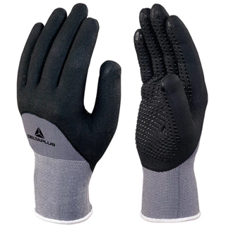 Luva poliamida spandex com banho 3/4 nitrílico/PU pigm. G em Oferta na Shopee