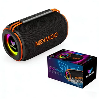 Portátil Caixa De Som Bluetooth Resistente a Água Com Alto Falante Duplo e Luz RGB Caixa De Som Com MD-B01
