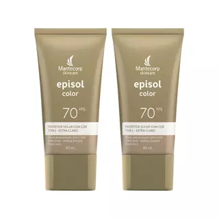 Kit Mantecorp Episol Color Tom 1 FPS70 - 2PÇS em Oferta na Shopee