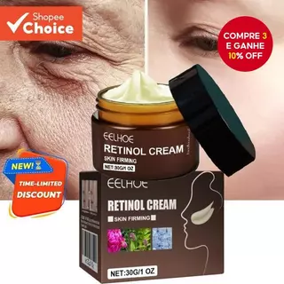 Creme Hidratante Antienvelhecimento Retinol – Tripla Ação Firmador , Lifting E Iluminador Cuidado Facial Testado Por Der em Oferta na Shopee