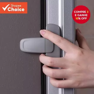 Trava De Segurança Para Geladeira , Forte , À Prova De Crianças , Instalação Sem Ferramentas Viagens Em Casa E De Férias em Oferta na Shopee
