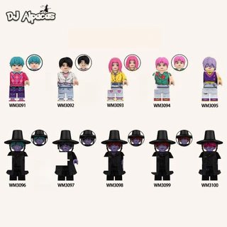 Blocos De Construção Figuras Brinquedo Colecionável WM3091 WM3092 WM3093 WM3094