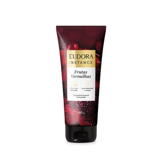 Eudora Instance Esfoliante Corporal Perfumado Frutas Vermelhas 180g em Oferta na Shopee