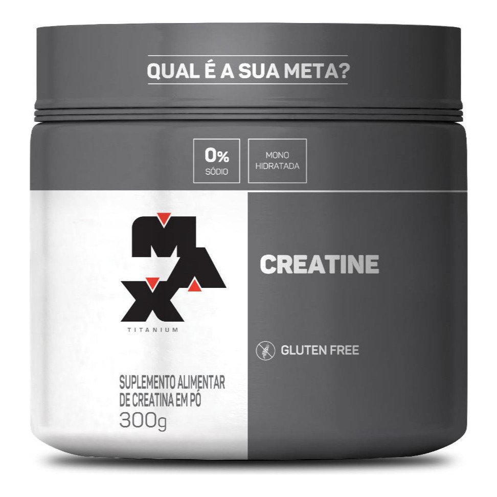 Creatina Monohidratada Pura Max Titanium - 100% 300g