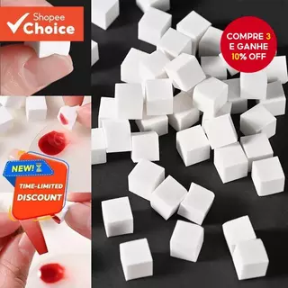 50 Pçs/Saco 1cm Quadrado Prego Esponja Escovas De Unhas Macio Substituível Blocos Esponjas Gradientes Do em Oferta na Shopee