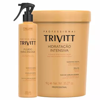 Trivitt Mascara Hidrataçao Intensiva E Fluido Para Escova em Oferta na Shopee