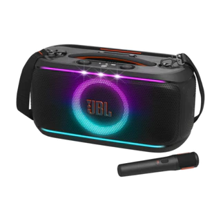 CAIXA DE SOM BLUETOOTH JBL PARTYBOX ON-THE-GO 2 COM MICROFONE PRETO em Oferta na Shopee