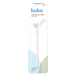 Canudo Refil Repositor em Silicone Buba em Oferta na Shopee