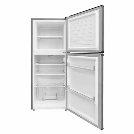 Geladeira Refrigerador Compacto HQ 140L Duplex Defrost Baixo Consumo A Preto Cinza HQ 140RDF