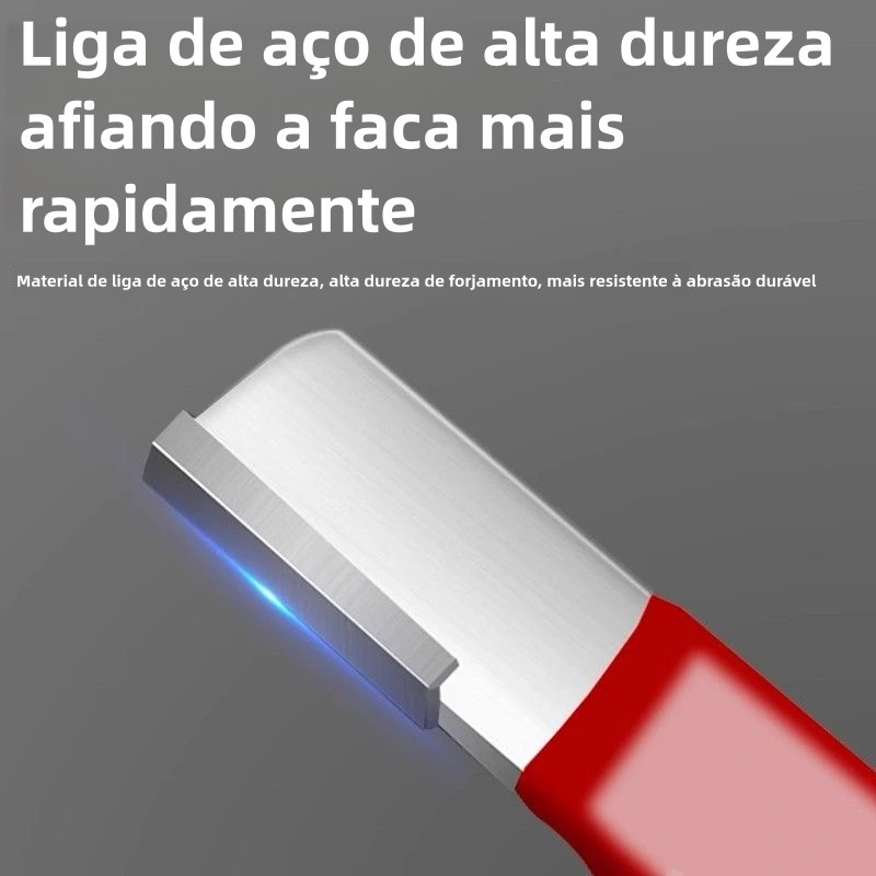 Imagem do produto Afiador Profissional de Facas Aço Tungstênio Pedra Diamantada Lâminas Tesoura Jardinagem Cabo Antiderrapante 3