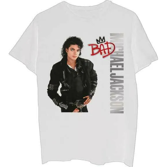 Camisa Michael Jackson Bad World Tour 1988 Camiseta Unissex 100