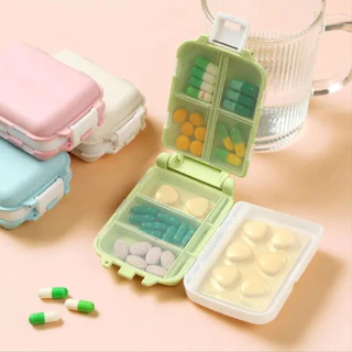 Porta Comprimido Mini Estojo Organizador de Bolsa Viagem Diário Semanal em Oferta na Shopee