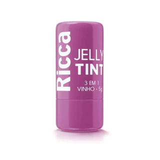 Ricca - Jelly Tint Vinho - Lip Tint 5g em Oferta na Shopee