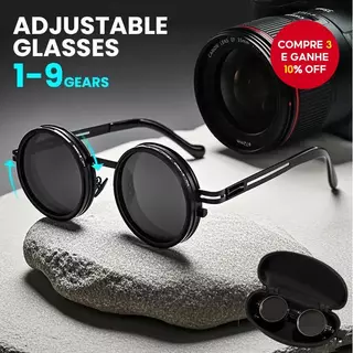 Óculos de Sol Polarizados, Lentes Nd9 Nível Uv400 com Escurecimento Ajustável Que Muda de Cor, Óculos de Moda para em Oferta na Shopee