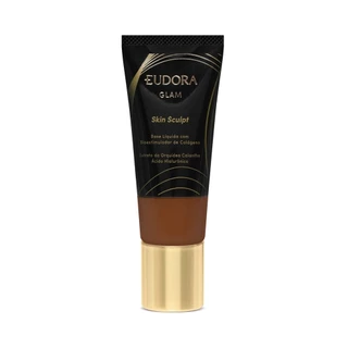 Eudora Glam Skin Sculpt Base Líquida Semi Matte Cor 100 30ml em Oferta na Shopee