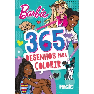 Livro Barbie - 365 Desenhos Para Colorir em Oferta na Shopee