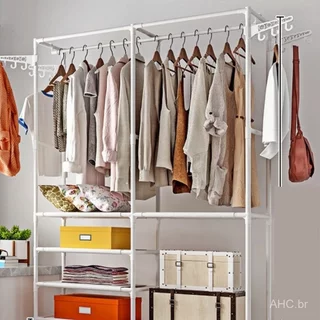 1 Pc Suporte Para Roupas,Para Quartos,Design EconôMico De EspaçO,Para Casacos,ChapéUs,Bolsas,Etc,Suporte Promoção em Oferta na Shopee